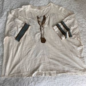 Free People Oversized “7” Tee